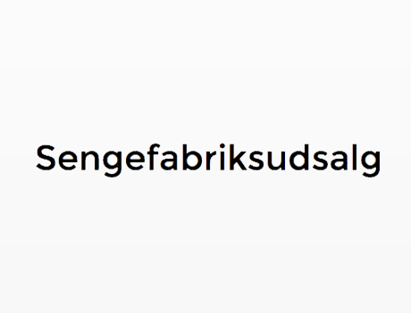 Sengefabriksudsalg